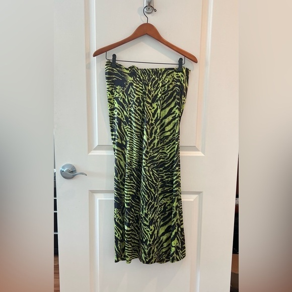 GANNI Green Printed Skirt - Picture 9 of 16